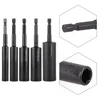 1Pc 110mm Deepen Socket Wrenches Hexagon Nut Set Socket Adapter Driver Drill Bit H8-H17 For Home DIY Carpentry Auto Parts Tools 1