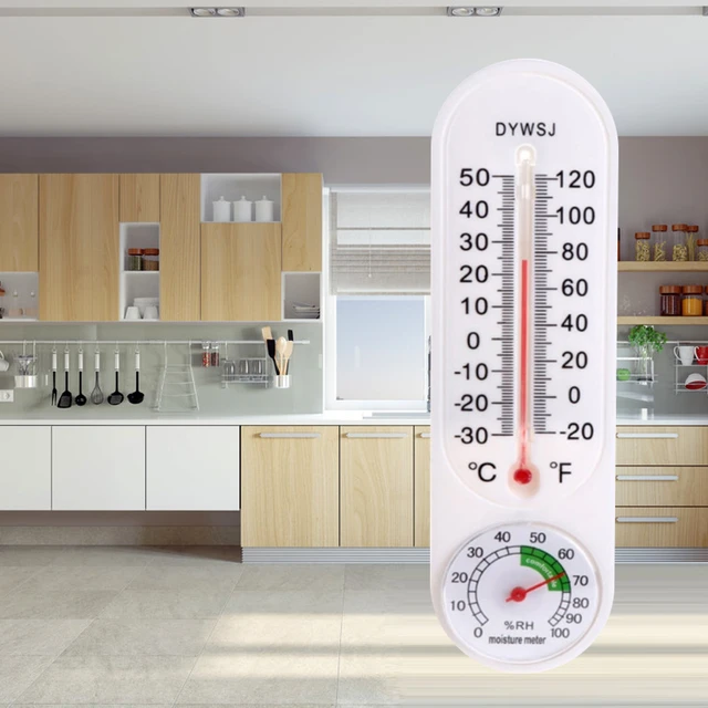 Wall Hanging Thermometer for Indoor Outdoor Home Garden Greenhouse