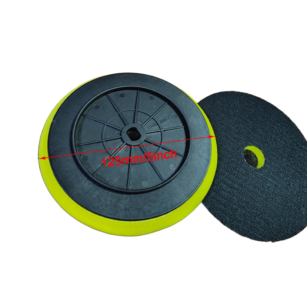 2 Stück 125/150 mm Puffer-Pads, polierte Scheiben-Stützteller, 5/6 Zoll, polierte Stützteller für kabellose Puffer-Polierer – Detail 12
