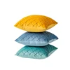 Velvet Throw Pillow Sofa Decorative Cozy Pillowcases Solid Color Home Cushion Cover For Home Bedroom 30x50cm 45x45cm 50x50cm 6