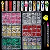 12 Grids White Clear different shaped Crystal Sleek Rhinestone 3D Manicure Nail Art Decoration Charms Jewelry sp0577 3