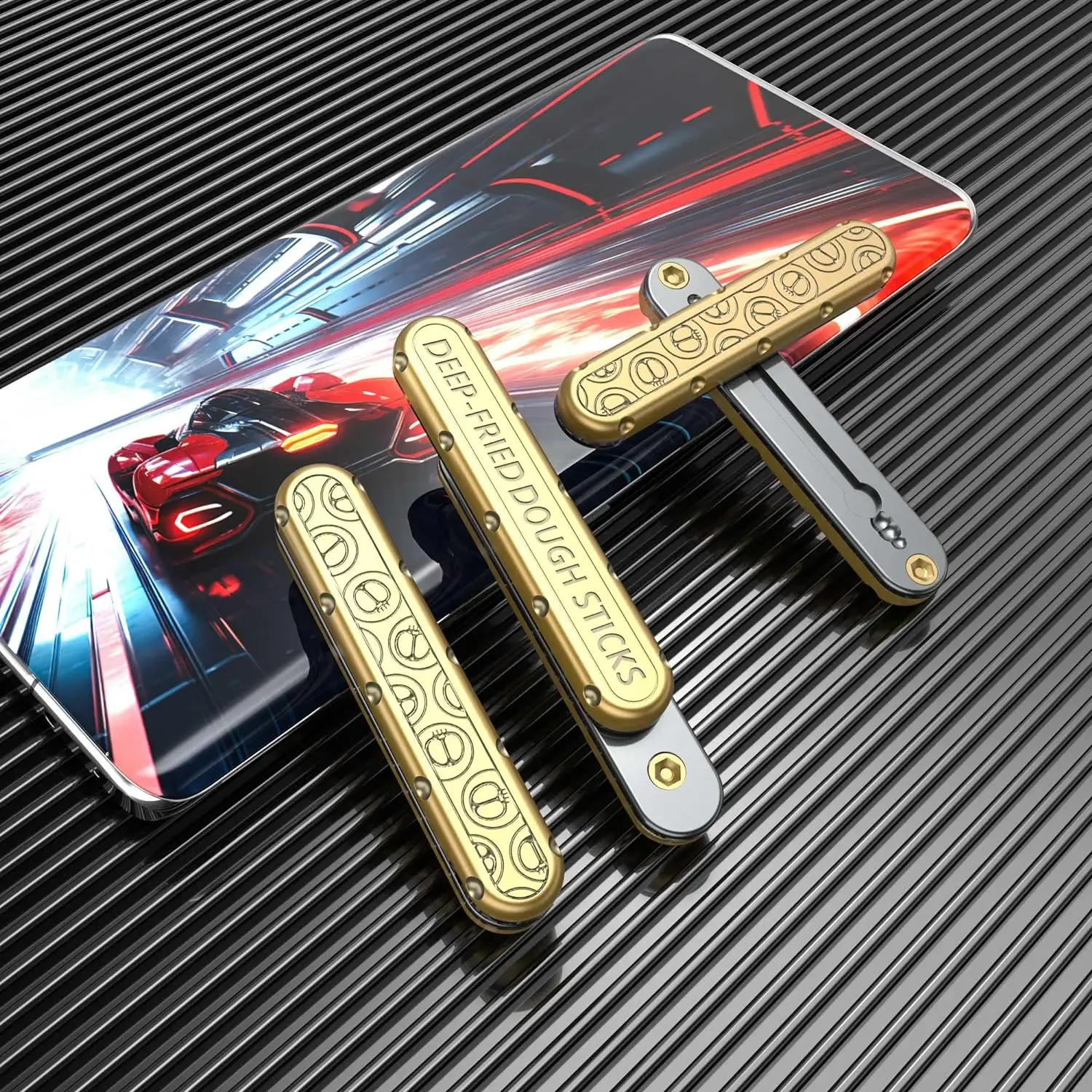 

EDC Push card portable play decompression toy horizontal push Pop coins fidget stress relief toy gift