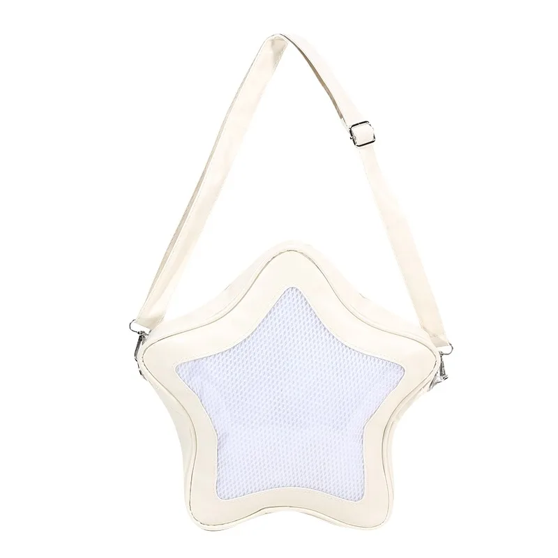 Süße Kawaii Ita Tasche Anime Fünfzackiger Stern Zweidimensionale Umhängetasche Street Fashion Umhängetasche Mädchen Umhängetasche – Detail 3