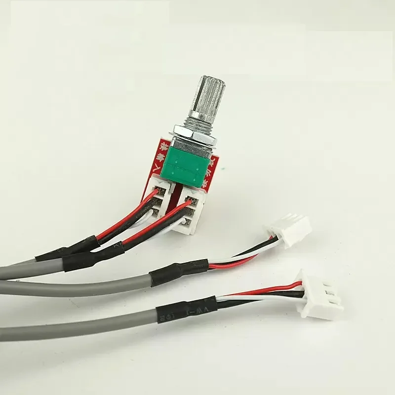 Volume potentiometer duplex 50K adapter board with 300mm shielded wire DIY audio power amplifier board module