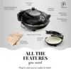 Crispy Crust Pizza Oven by  Electric Pizza Oven Indoor Portable, 12 Inch Indoor Pizza Oven Countertop 5