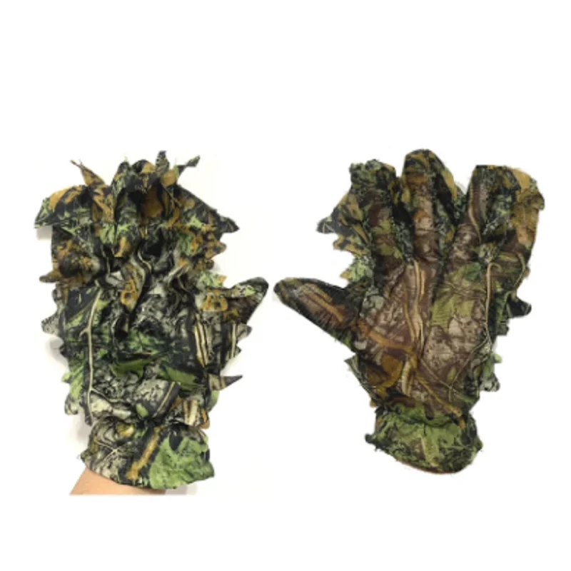 Hunting Ghillie Gloves Camouflage Suit Headwear For Jungle Wildlife Photography Hunting Gun Accessories