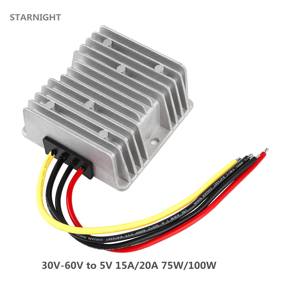 48V to 5V 15A 20A 75W 100W DC DC Converter Transformer Voltage Regulator Step Down Buck Module Power Supply for LED Car Solar dc to dc step up 3 5 5v to 12v1a converter adjustable voltage regulator power modules boost module booster 5v 8v 9v 12v