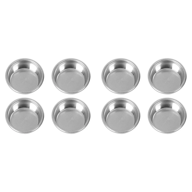 Cestello Filtro Da 8 Pezzi Da 54Mm Per Breville Sage 870/875/878/880 54Mm Filtro Semiautomatico Con Maniglia Senza Fondo Per Macchina Da Caffè