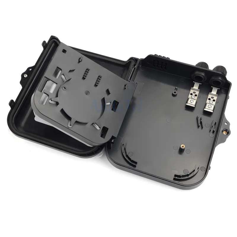 8 core Fiber Optic Distribution Box uncut cable port Outdoor 1:8 splitter nap box Cassette Distribution Box with APC/UPC adapter