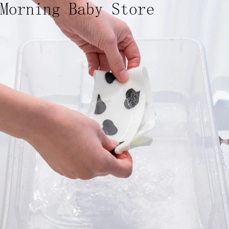 Reuseable Washable WC Toilet Sticky Seat Pad Cartoon Panda Toilet Sticker Toilet Mat Bathroom Warmer Seat Lid Cover Universal 5
