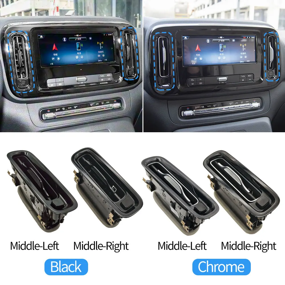 Auto Console Anteriore Grill Dash AC Aria Condizionata Vent Accessorio Per Mercedes Benz Vito Classe V V260 V300 2024-2026 4478308504 - Image 4