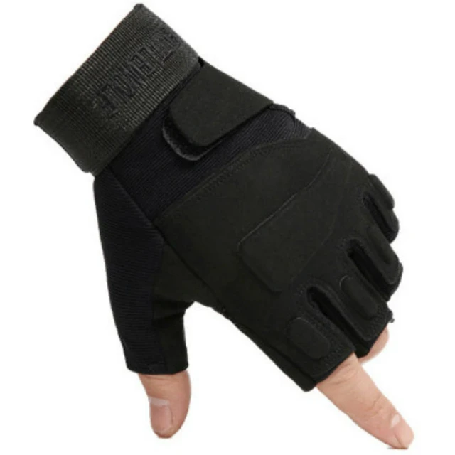 1 Pair Outdoor Tactical Gloves Sport Gloves Half Finger Military Men Women Combat Shooting Hunting Fitness Fingerless Gloves 3