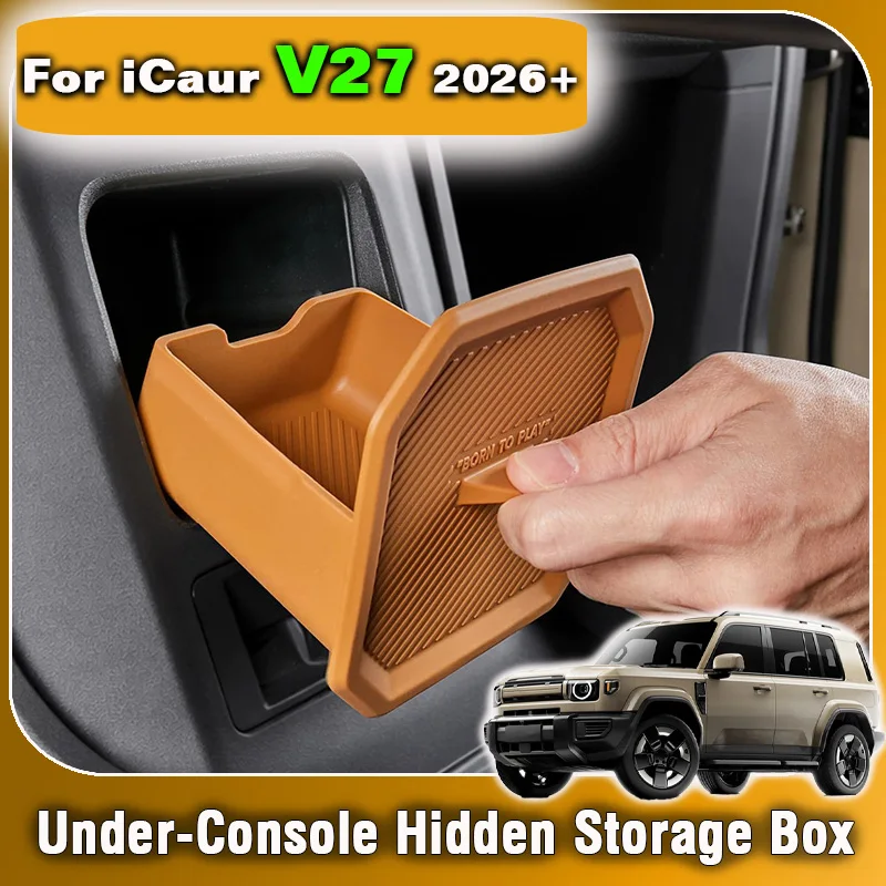 Chery iCar iCaur V27 2026 Hidden Console Organizer
