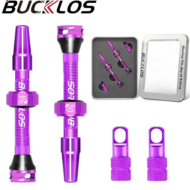 BUCKLOS Premium Tubeless Bicycle Presta Valves