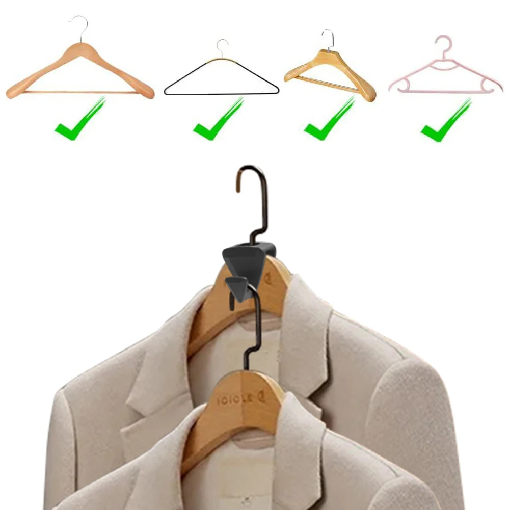 18pcs New Space Triangles Ultra Premium Hanger Hooks Triple Closet