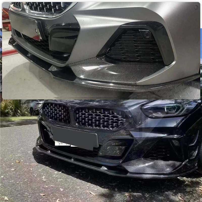 AME MOTORSPORT Carbon Fiber Z4 G29 Front Splitter Lip for BMW Z4 M40i M Sport Convertible 2-Door 2019-2020