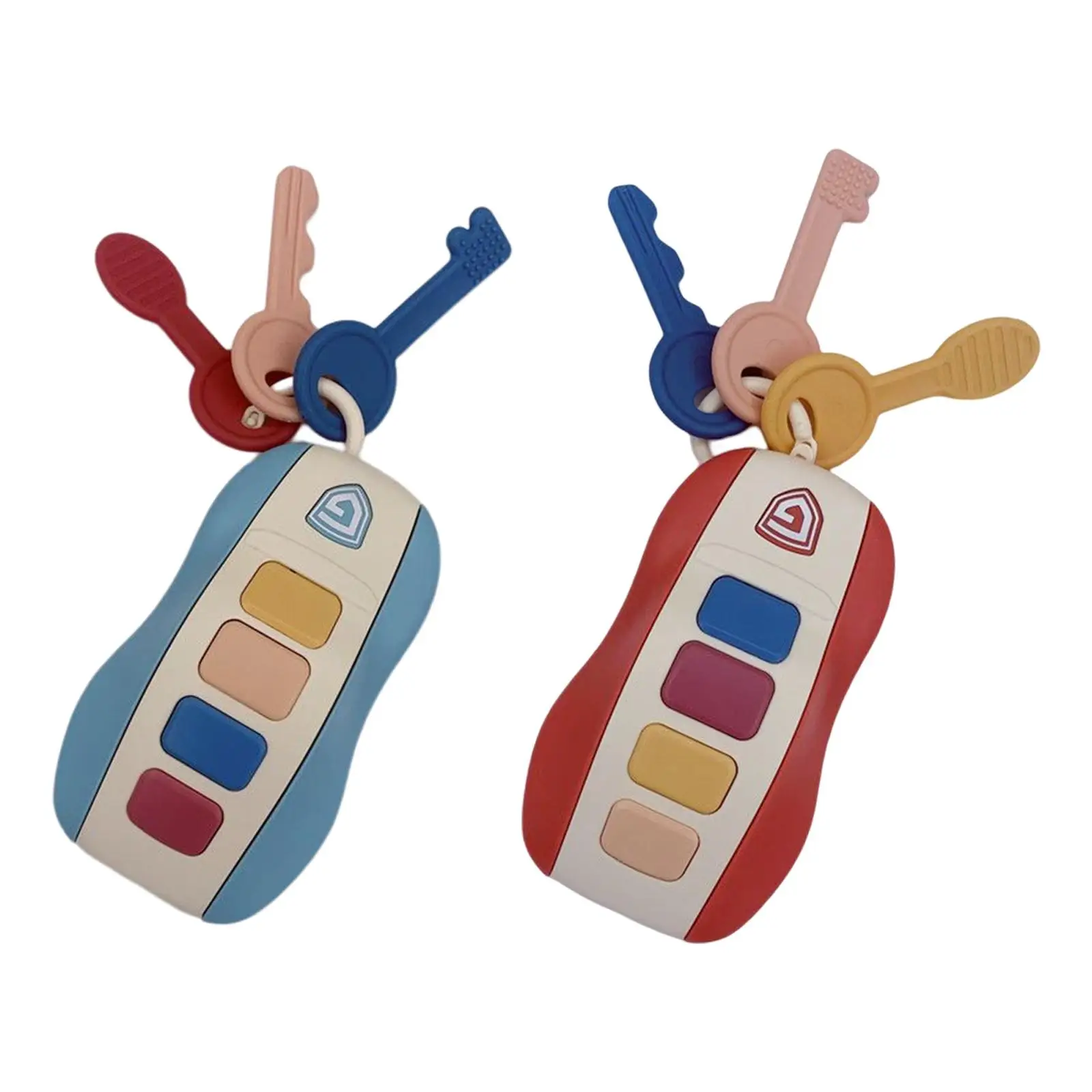 Car Musical Remote Key Toy with Light and Sounds Toy Car Keys On A