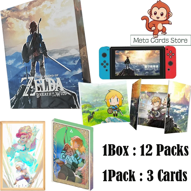 Popular Game ZELDA : BREATH OF THE WIlD Hobby Collectible Card CCG Game Doujin Booster Kids Toy Gifts