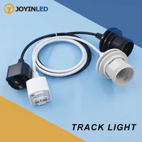 Track Light Aluminum Rail Track Hanging Lamp E27 Lamp Kitchen Lighting Loft Dining Room Restaurant Lamp LED Bulbs Pendant Lamp 1