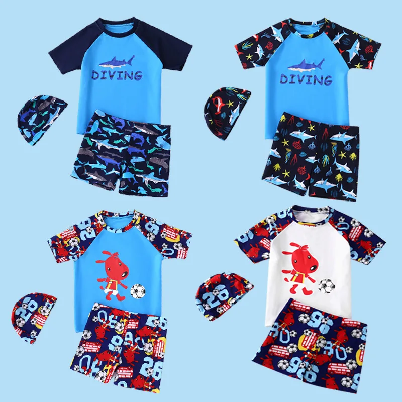 Hot Children's Swimming Costumes Boys Professional Baby Children's Swimming Costumes Trunks Swimwear Beach