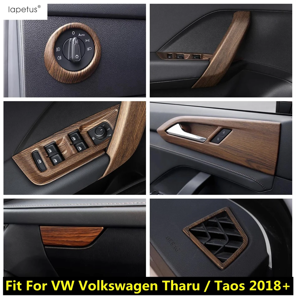 

Door Armrest Window Lift Handle Bowl Panel / Dashboard AC Air Cover Trim Accessories For VW Volkswagen Tharu / Taos 2018 - 2023