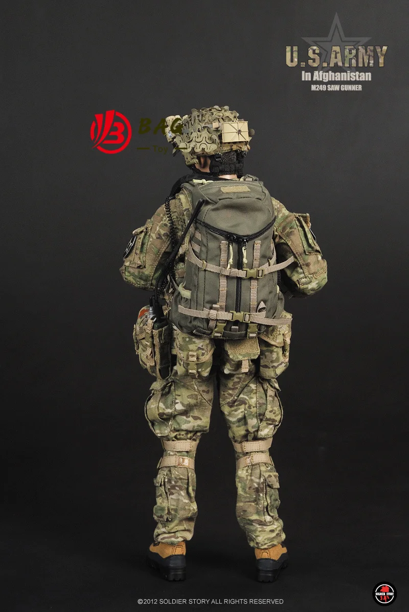 1/6 Action Figures Model Soldierstory SS068 US Army M249