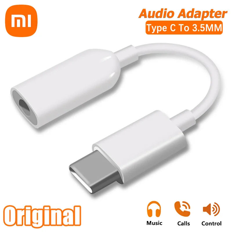 Xiaomi Usb Type C To 3.5mm Jack Earphone Adapter for Mi 14 13T 13 12 Pro Redmi K70 POCO F4 Pad 6