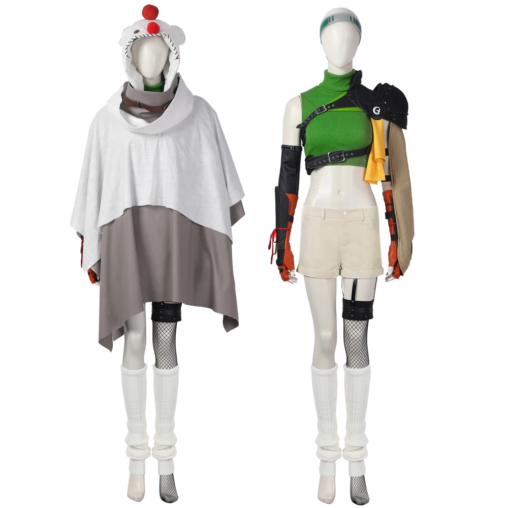 

FF VII Remake Yuffie Kisaragi Cosplay Outfit Halloween Sexy Women Game FF7 Warrior Costume Hunter Suit