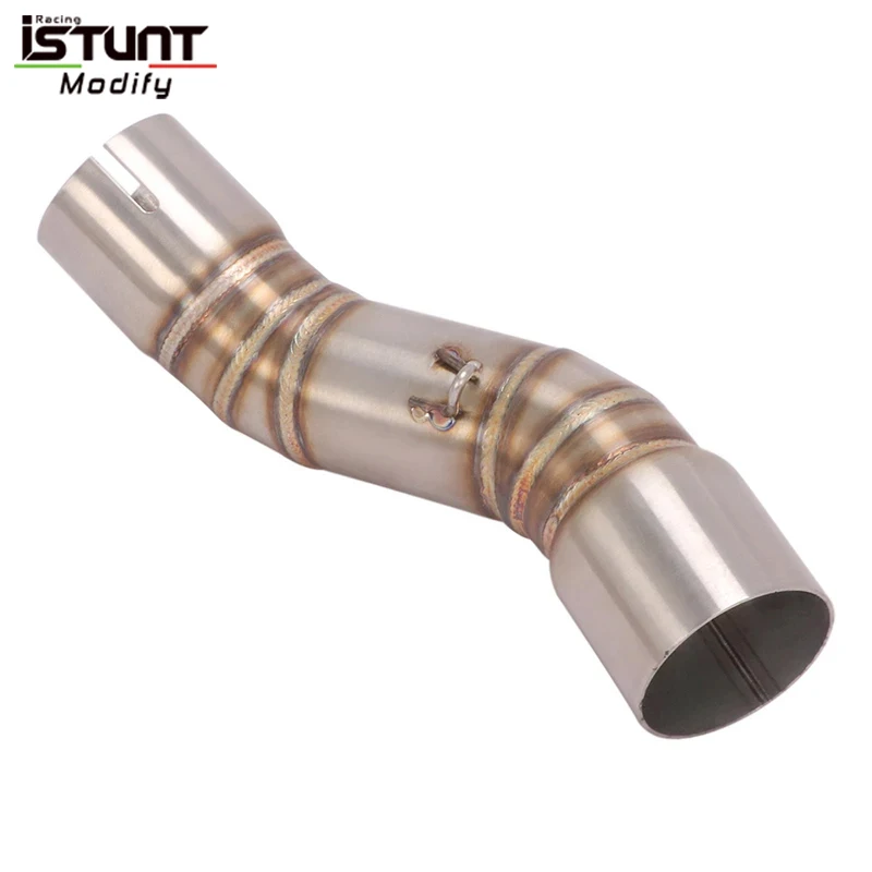 51mm Motorcycle Exhaust System Mid Link Pipe Tube Stainless Steel Modifided Slip On For CFMOTO CLX-700 CLX700 Sport 2020-2023 - Image 3