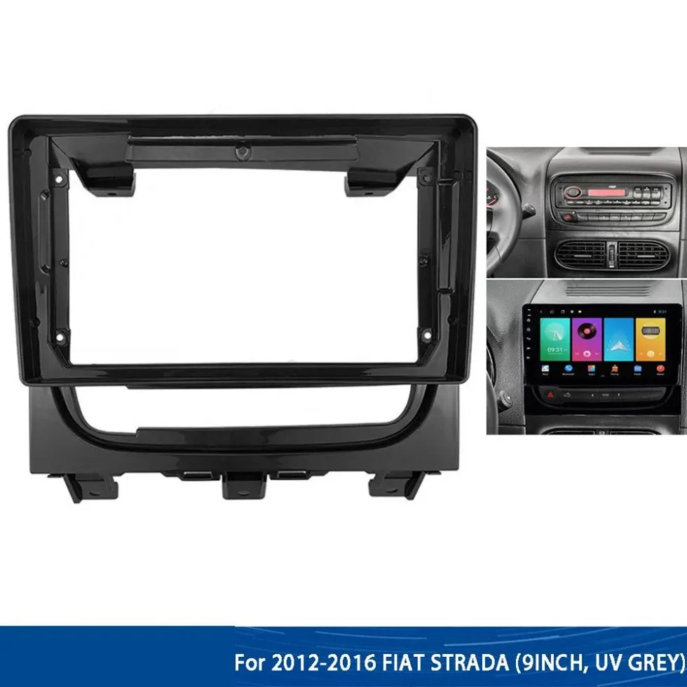 

Автомагнитола для FIAT STRADA (9 дюймов, 2012-2016 дюйма), облицовка, Android, GPS, MP5, стереопроигрыватель, 2 Din, установка панели приборной панели