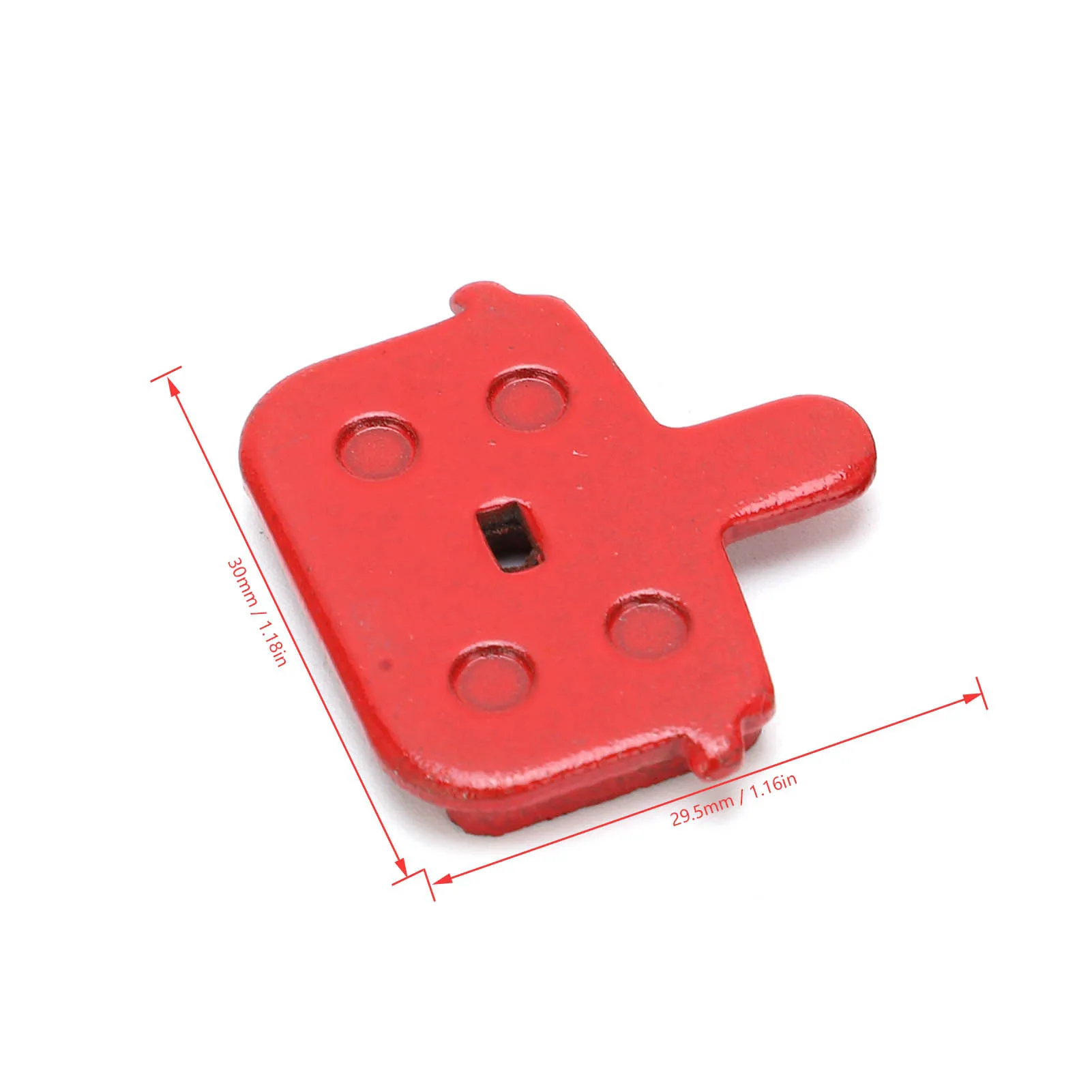 Brake Pads Resin Semi‑Metal Braking Replacement for Electric Vehicle Mountain Bike Cycling Brake Pads