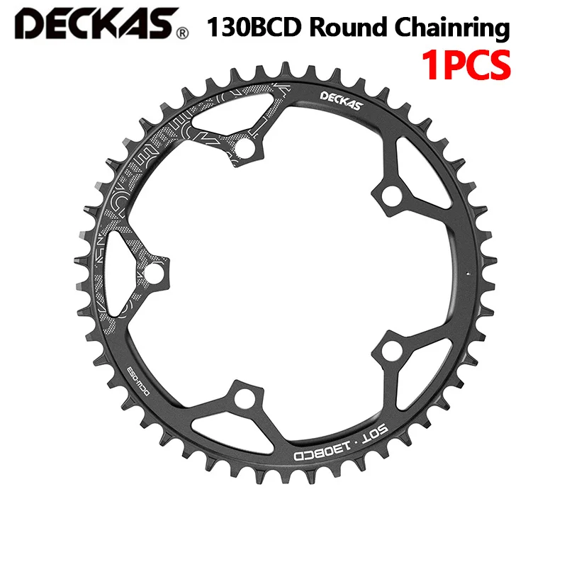 Kettingblad brede smalle ketting fiets 130BCD tandwiel 38T/40T/42T/44T/46/48/50/52 54/56T/58T professionele raceauto is ontworpen kettingring (kleur: 56T rood en schroef
