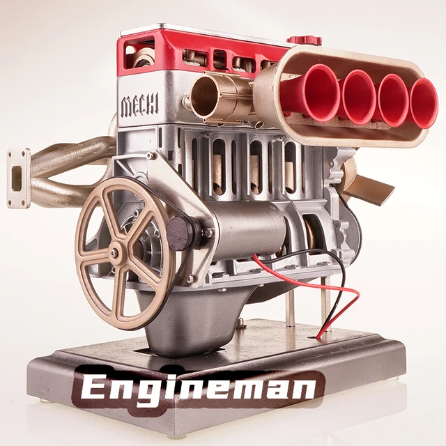 LAKIN Vier-Zylinder-Dieselmotor Modell Bausatz, 1/10 DIY Mini