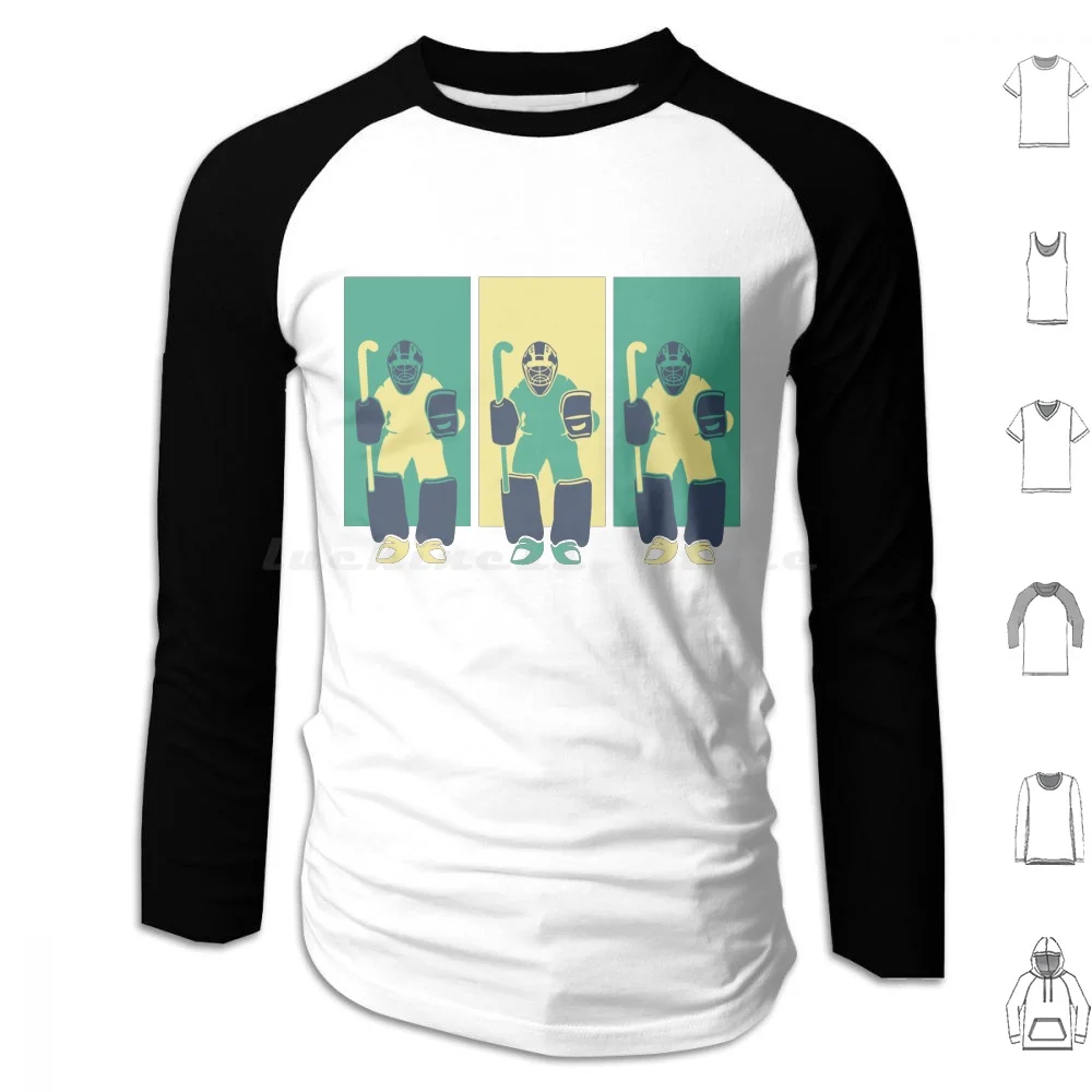 Goalies Hoodie cotton Long Sleeve Fieldhockey Pop Art Hookfreaks Hockey Makes My Day I Love Hockey Kookaburras Black Sticks