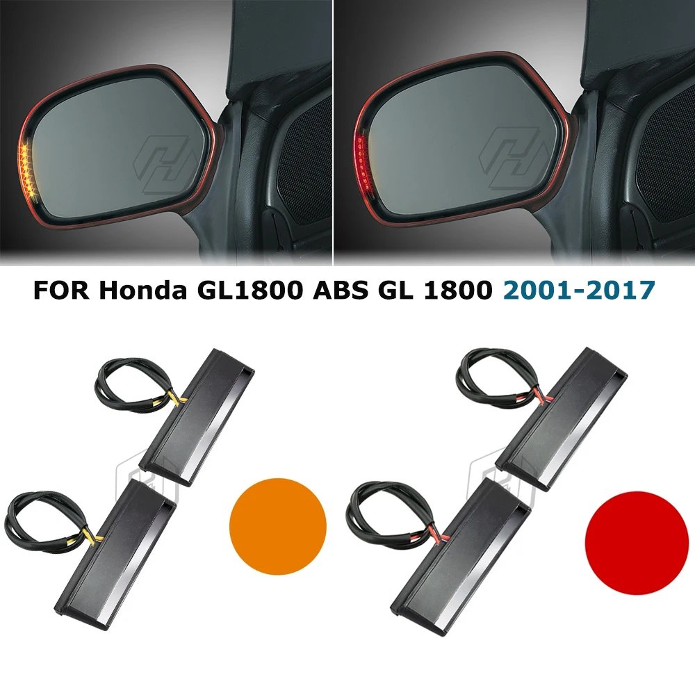 ホンダ バイク ゴールドウィング 1800 ABS ミラー プラスチックフロント風防ガラス GL1800 バイク用品 バイクパーツ 互換品 ABS Rear View Mirror Smoke Signal Lens Fit For Honda Goldwing GL1800 1800  01-17 | eBay