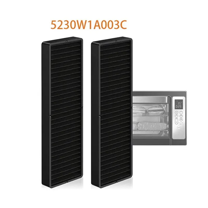 【FAVORITE】2PCS 5230W1a003 EAU42744409용 교체용 숯 필터 3501W1A019D 주방용 전자레인지 카본 에어 필터