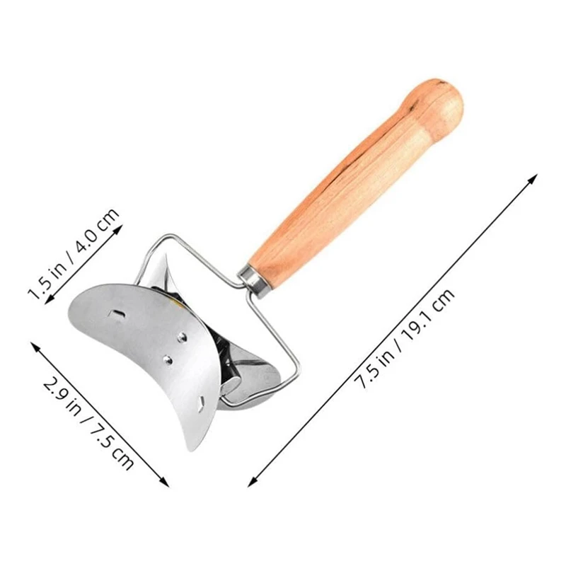 New Stainless Steel Dumpling Wrappers Skin Dough Cutter Circle Roller Ravioli Dumpling Maker Cutter Pastry Cutting Tool baking tool,dough cutter,baking accessories,dumpling maker,pasta maker