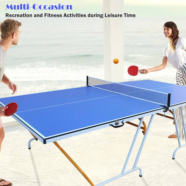 9FT Foldable Table Tennis Set 6