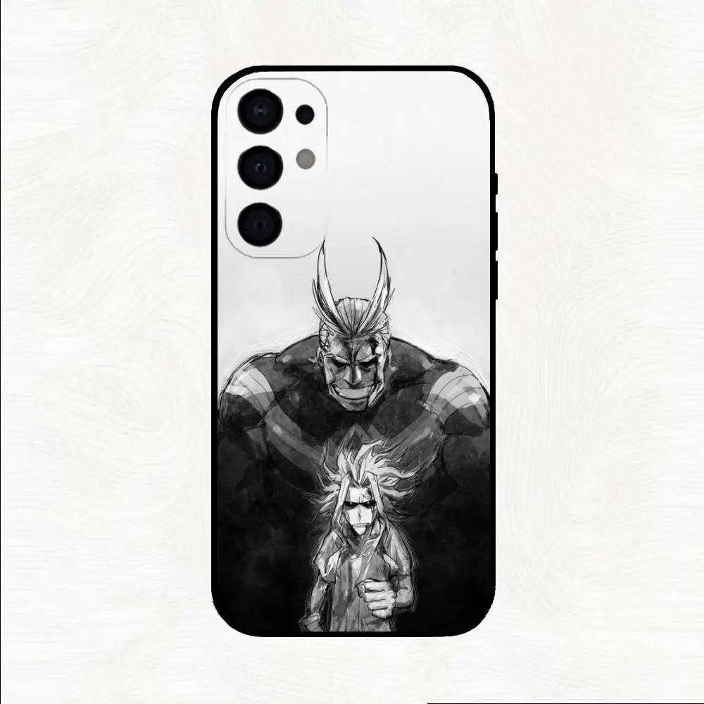 All Might MHA Themed Black Phone Case