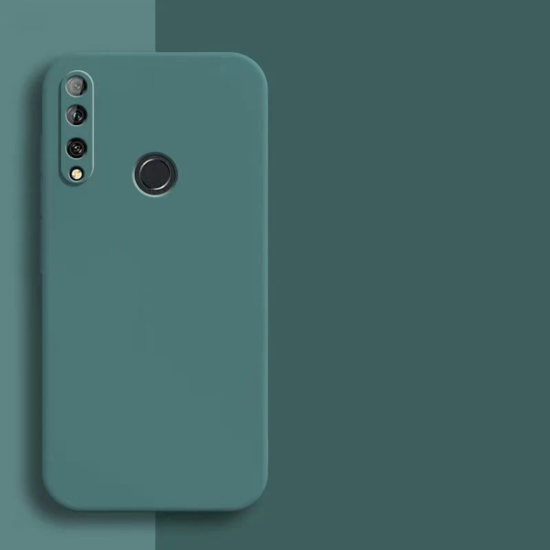 Luxury Square Silicone Shockproof Phone Case with Camera Protection - Matte Soft Cover