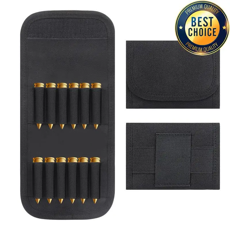 Nylon Tactical 12 Round Rifle Ammo Pouch for Hunting
