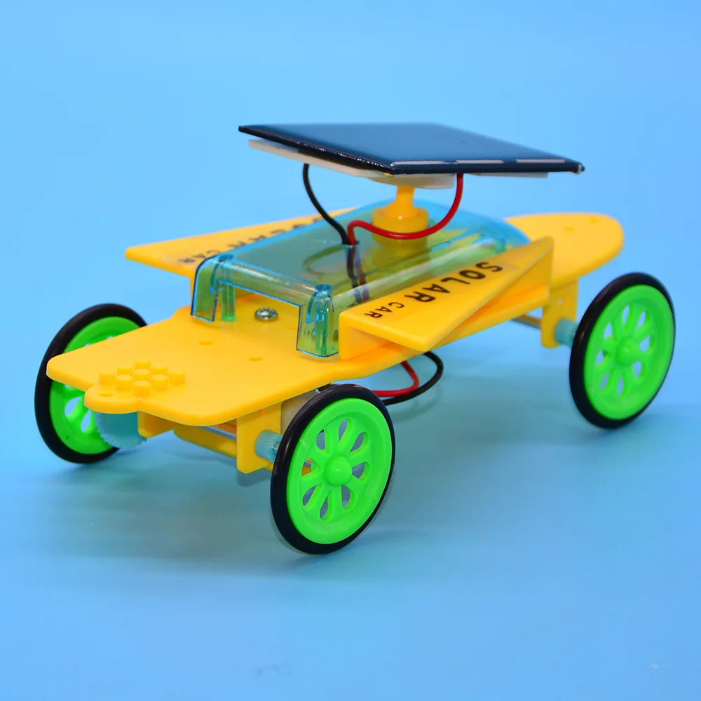 Children's Puzzle Toys Creative Solar Car Children's DIY Assembling Handmade Physics Experiment Science Toys Model