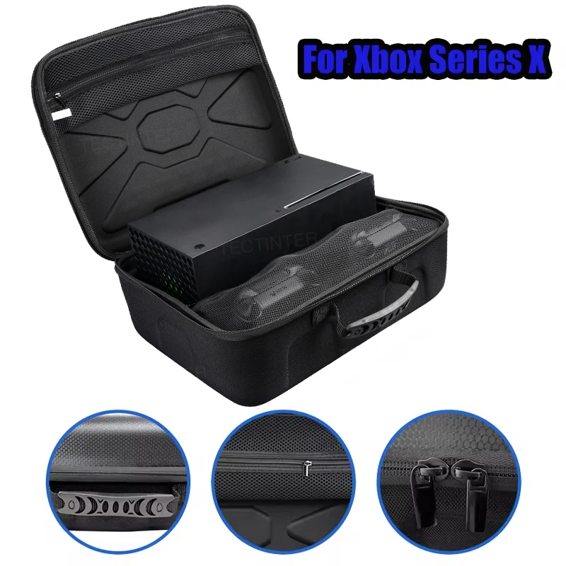 For Xbox Series X Accessories Hard Carrying Storage Bag For