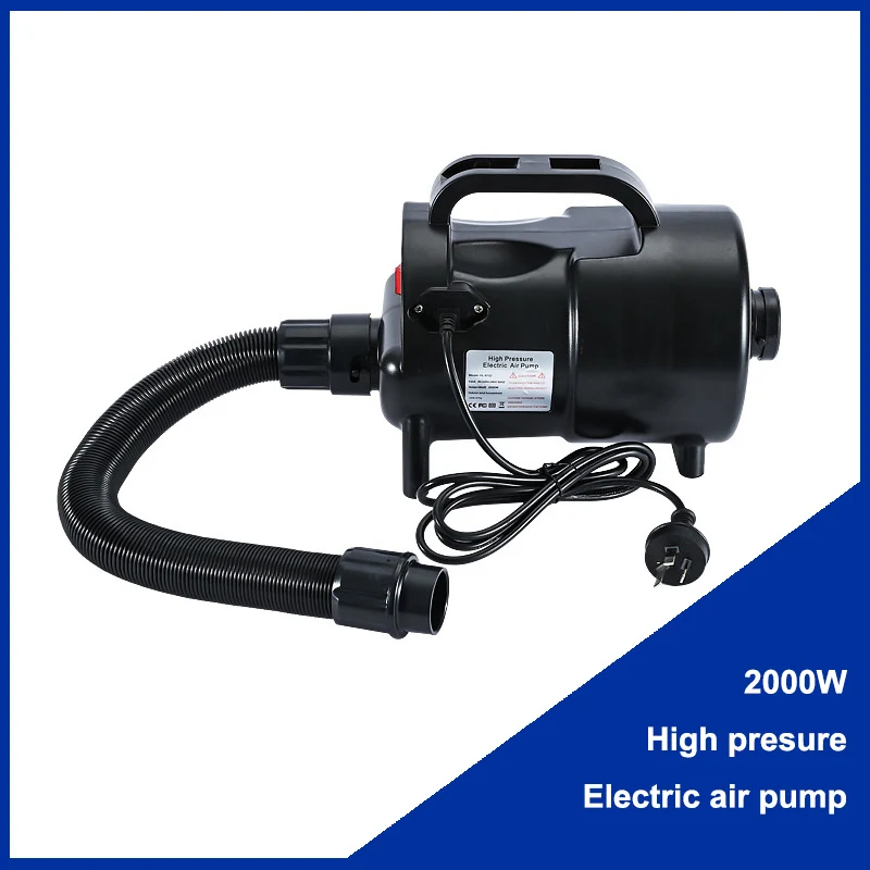 Bomba Elétrica o Inflator de Dupla Utilização Deflator para Almofada de ar Modelo de Inflação de Barraca 2000w de Alta Pressã
