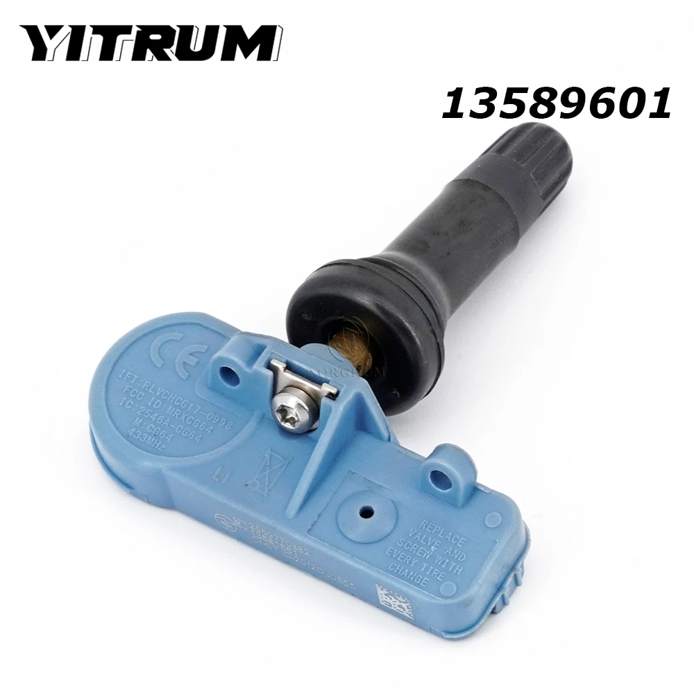 

YITRUM 13589601 For Cadillac Chevrolet Cruze Epica GMC Sierra Hummer Opel Adam Vauxhall Tire Pressure Monitor Sensor 13581561