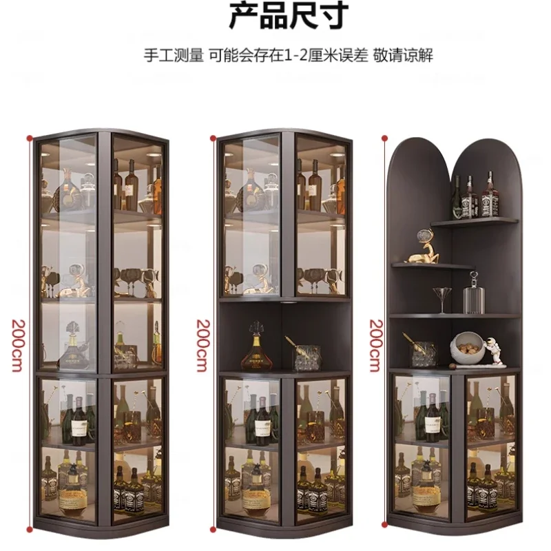 Display Cabinet Modern Home Bar Wine Refrigerator High End Furniture Portable Nordic Room Liquor Open Cabinets Whiskey Showcase