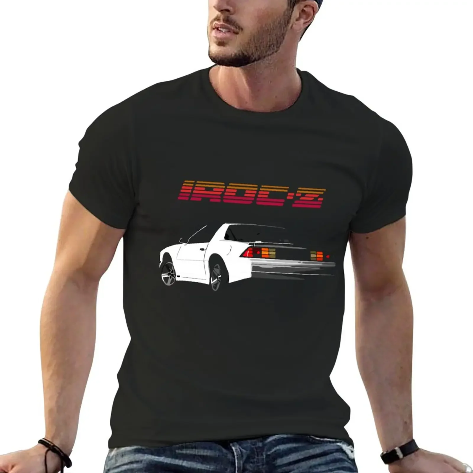 

1987 5.7 IROC Z Logo T-Shirt quick-drying sublime mens t shirt