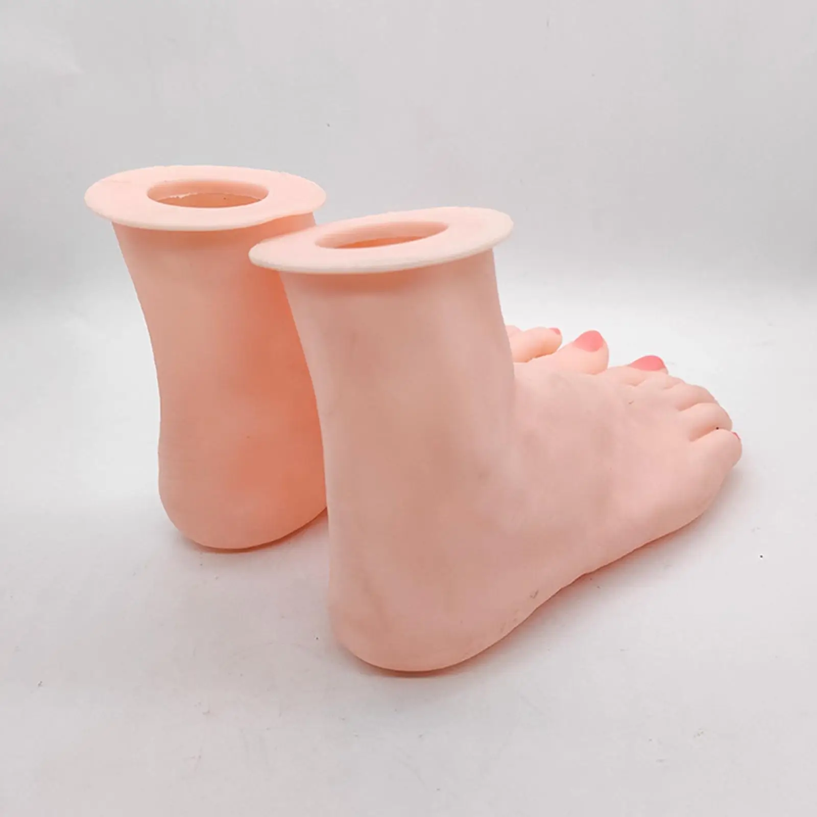 Mannequin en silicone pour femmes, présentoir de pied, support de modèle de pied, bracelet de rinçage, chaussures
