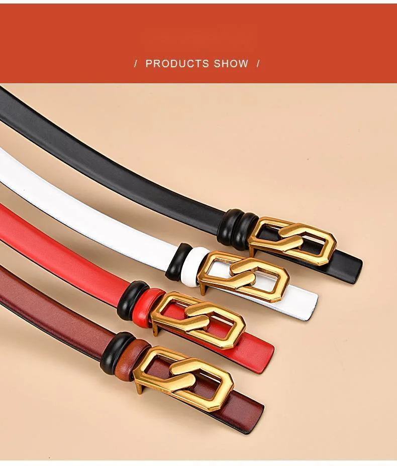 Genuine Leather Women's Belt For Jeans And Dresses Versatile_voghion.com