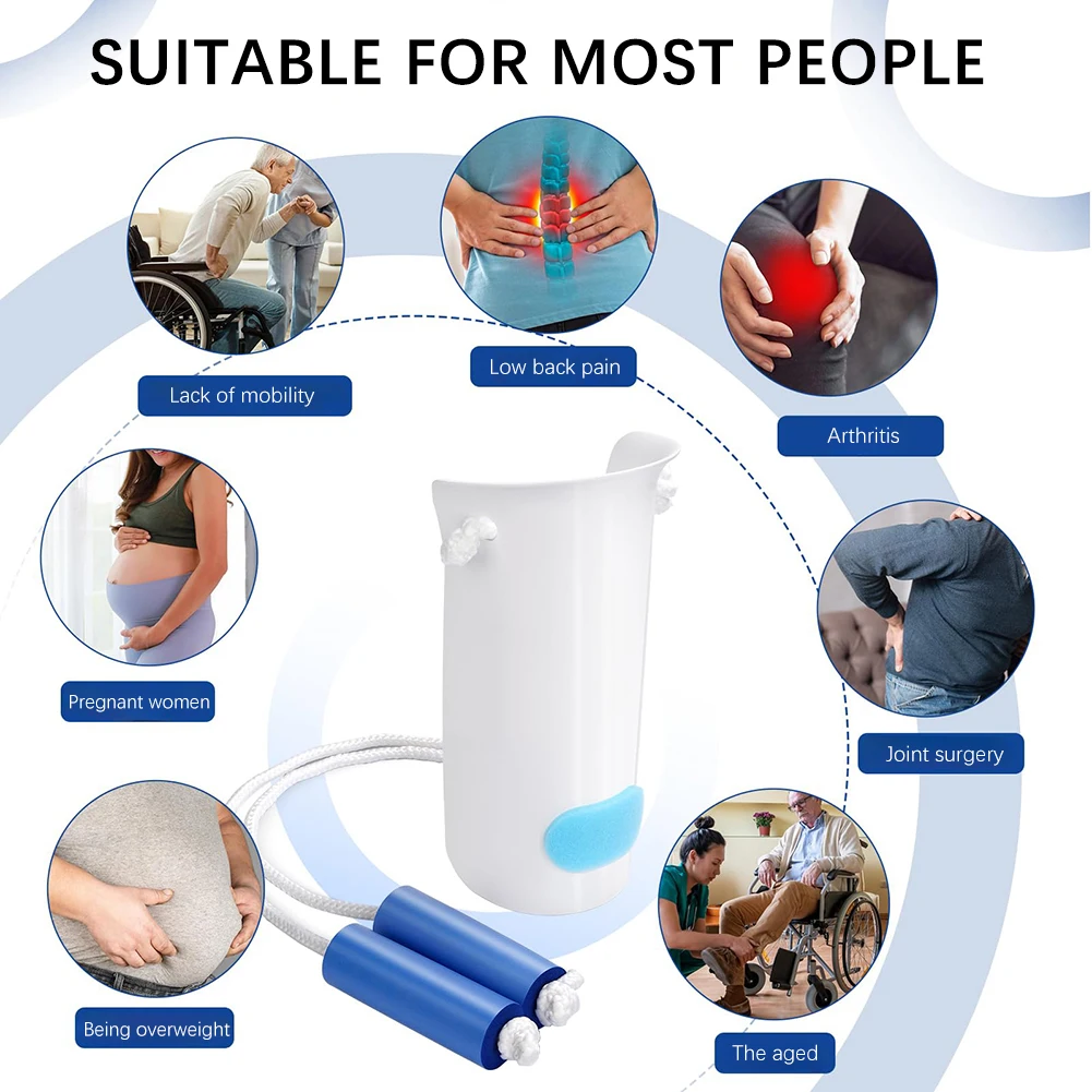 Portable Sock/Stocking Wearing Aid U Shape Compression Sock Helper easy On/Off Sock Aid Tool Elderly Disabled Daily Use sock aid